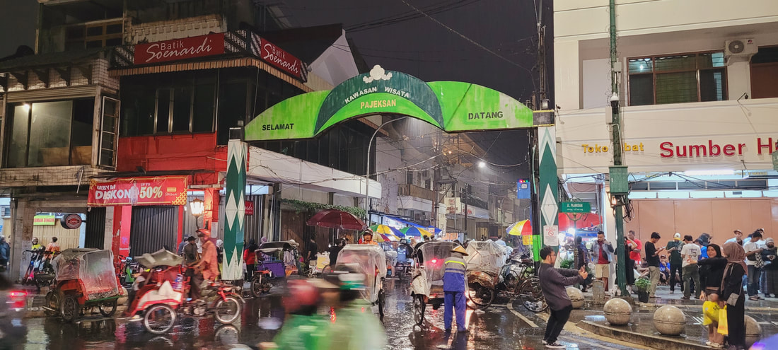 Malioboro Caddesi, GECE Yogyakarta, JAVA, ENDONEZYA, JOGKAJARTA