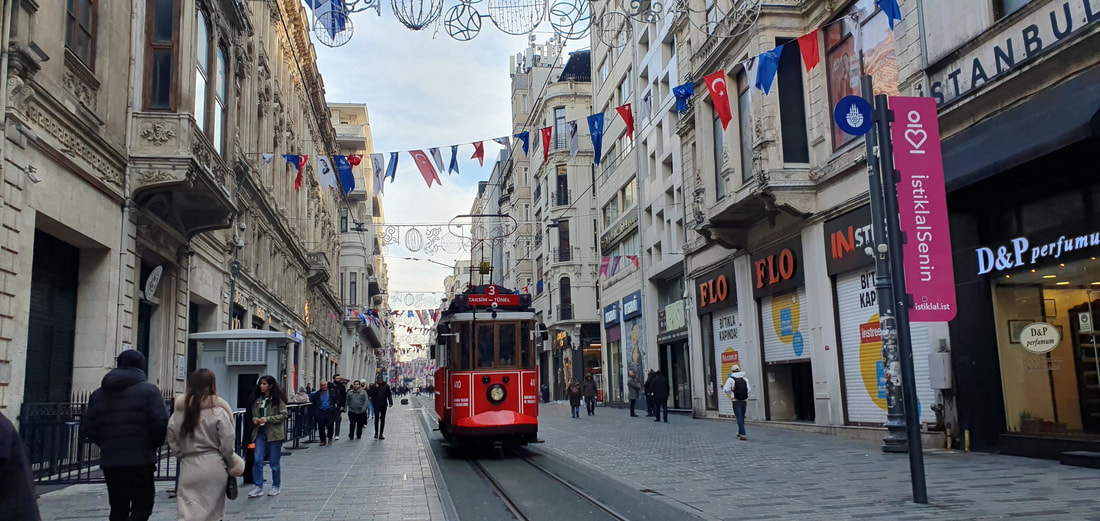 istanbul, istanbul istiklal, istiklak street, center istanbul, istiklal street tram, tram istanbul, istanbul pera, pera zone istanbul, nostalgic tram, tramway, iconic tram