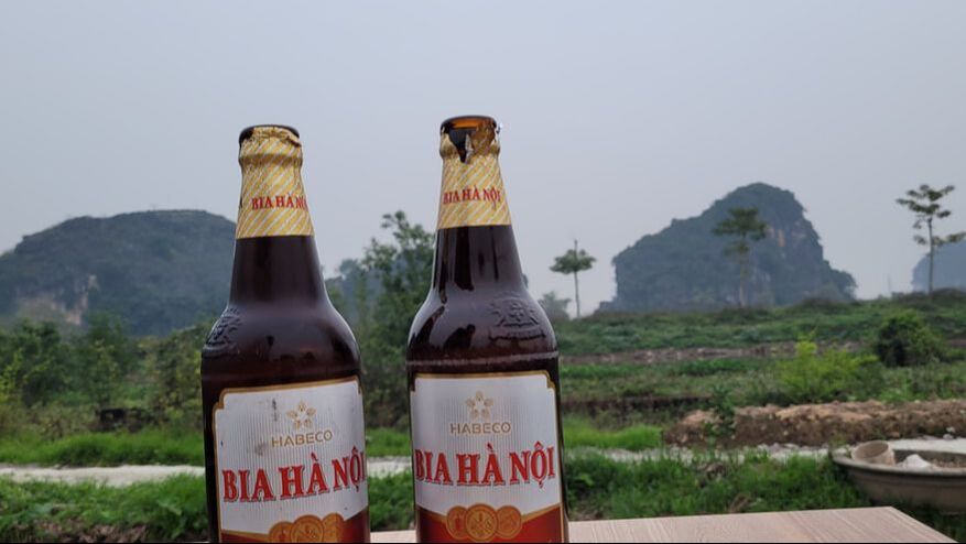 trang an area, trang an view, vietnamese beer