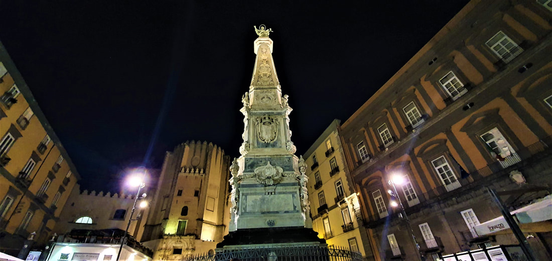 Piazza San Domenico Maggiore, ancient naples